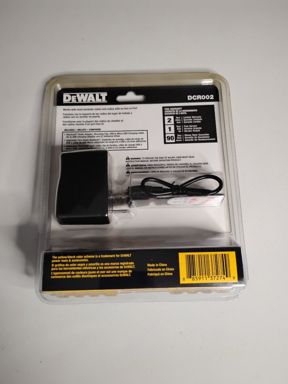 DeWalt Bluetooth Radio Adapter - Picture 6 of 9